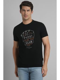 Simon Carter - Printed Black T-Shirt