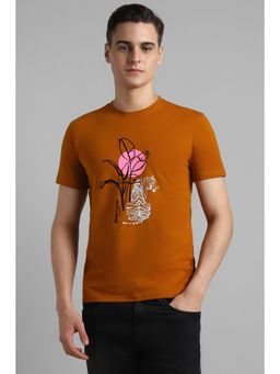 Simon Carter - Printed Orange T-Shirt