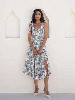 Cove and Lane - White Linen Mykonos Dress