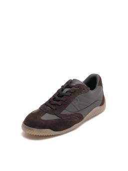 Rare Rabbit - Blaze Men Grey Colour Blocked Lace-Up Sneakers