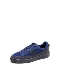 Rare Rabbit - Zora Men Blue Solid Lace-Up Sneakers