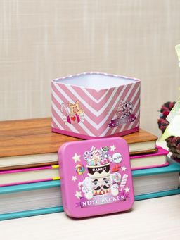 Voncasa - Home Tin Storage Box, Pink