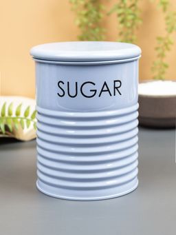 Voncasa - Sugar Jar with Lid - (Blue, 900ml)