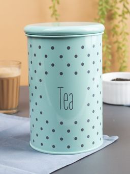 Voncasa - Tea Jar with Lid - (Green, 900ml)
