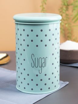 Voncasa - Sugar Jar with Lid - (Green, 900ml)