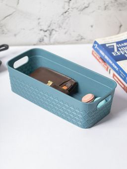 Voncasa - Dark Cyan Multipurpose Storage Basket