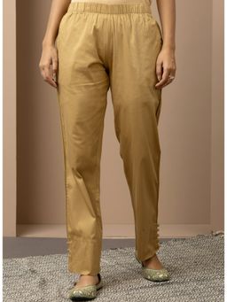 Lakshita - Brown Trouser In Solid Color