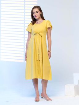 All Eyes On You - AEOY Yellow Everyday Ease Dress (1N)