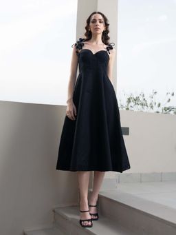 All Eyes On You - AEOY Black Corset Maxi Dress (1N)