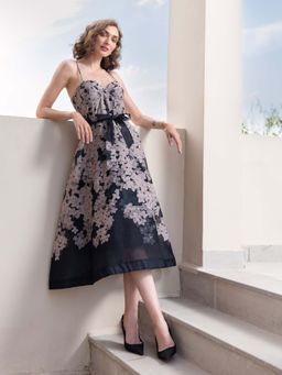 All Eyes On You - AEOY Noir Petal Maxi Dress (2N)