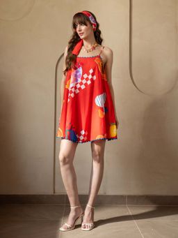 All Eyes On You - AEOY Red Summer Daze Mini Dress (1N)