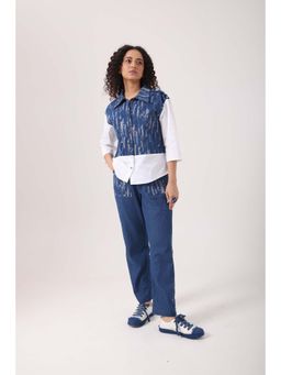 September Spring - Rugged Denim Co-Ord Set - Blue