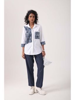 September Spring - Micro - Sequence Panel Co-Ord Set - Blue