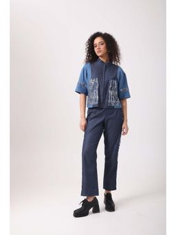 September Spring - Micro - Sequence Pocket Patch Co-Ord Set - Blue