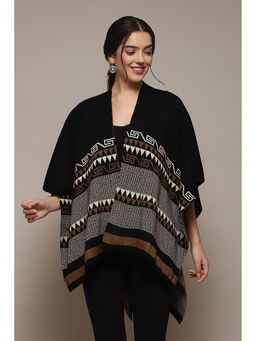 Biba - Woven Black Cardigan Shrug