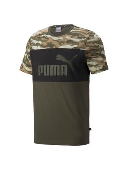 Puma - ESS Camo Mens Green T-Shirts