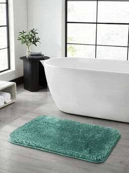 OBSESSIONS - Super Soft Anti-skid Polyester Bath Mat Resto Green