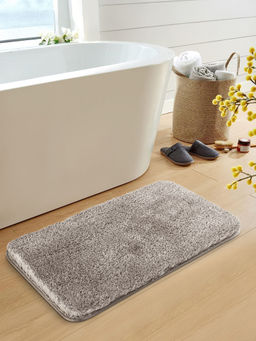 OBSESSIONS - Super Soft Anti-skid Polyester Bath Mat Taupe