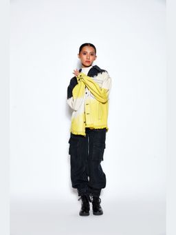The Clothing Factory - Ombre Denim Yellow Jacket
