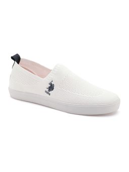 U.S. POLO ASSN. - Octavia 3.0 Mens Slip On White Sneakers
