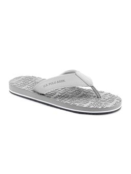 U.S. POLO ASSN. - Rodri Mens Grey Flipflops