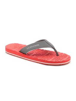 U.S. POLO ASSN. - Rodri Mens Grey Flipflops