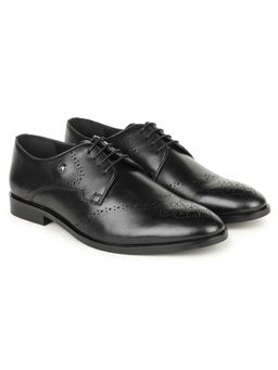 BRITMEN - Men Handcrafted Genuine Leather Black Brogues