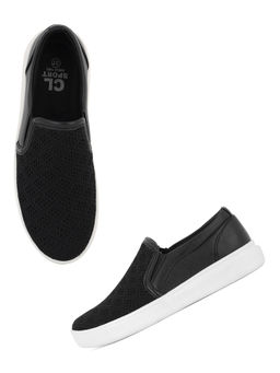 Carlton London - Women Black Woven Sneakers