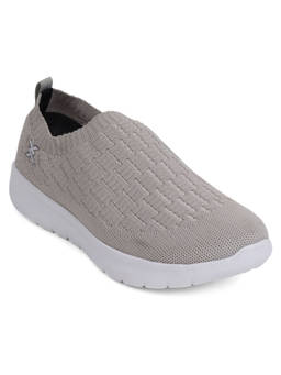 Carlton London - Women Grey Woven Sneakers