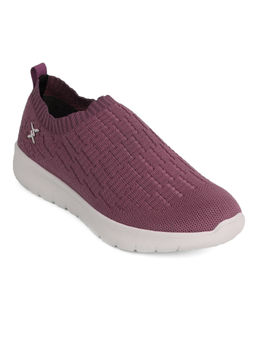 Carlton London - Women Purple Woven Sneakers