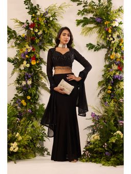 Alaya by Stage3 - Mastaani Aurora Black Skirt With Blouse And Dupatta