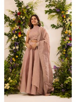 Alaya by Stage3 - Mastaani Embroidered Pink Lehenga With Blouse And Dupatta