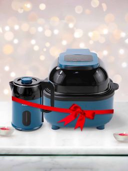Fumato - Touchscreen Air Fryer Blue & Electric Kettle