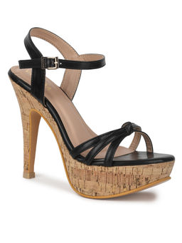 VALIOSAA - Black Casual Solid-plain Stilettos