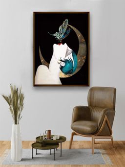 The Art House - Abstract Painting Multicolor (40X30 Inches)