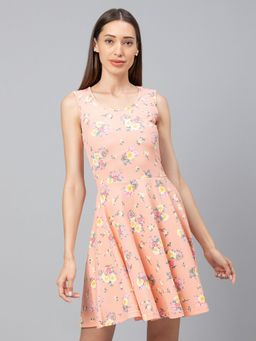 Globus - Peach Printed Dress