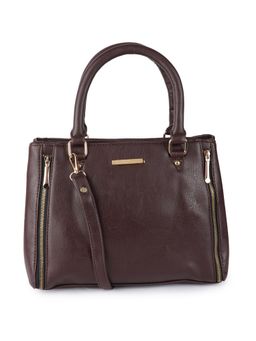 Lapis O Lupo - BrownSolid-Plain Handbag
