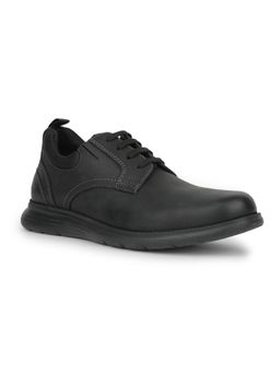 Rockport - Men Noblewalk Elegance Leather Casual Black Derbies