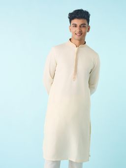 Diwas by Manyavar - Cream Elegance Kurta