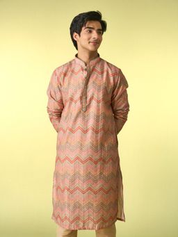 Diwas by Manyavar - Elegance Multi-Color Printed Kurta