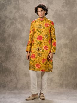 Twamev - Sunshine Elegance Kurta with Trouser and Jacket