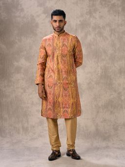 Twamev - Radiant Mustard Kurta with Churidar