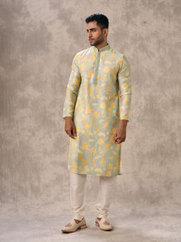 Twamev - Emerald Gleam Kurta with Churidar