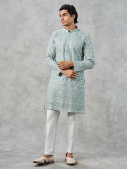 Twamev - Midnight Sky Blue Kurta with Pant