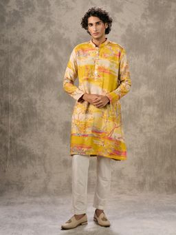 Twamev - Sunshine Yellow Kurta with Pant