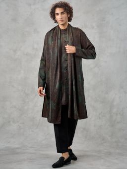 Twamev - Dark Green Exquisite Kurta and Pant with Dupatta