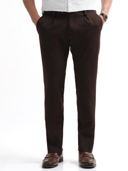 Arrow - Men's Pleated Front Regular Fit Trousers