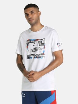 Puma - BMW M Motorsport Stateme Car Graphic Men White T-Shirt