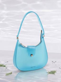 Metro - Solid Blue Handbag (M)