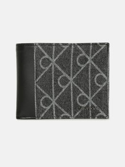Calvin Klein - Logo Black Leather Bi-Fold Wallet